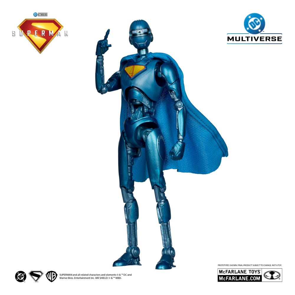 Superman (2025) DC Multiverse Deluxe Action Figure Superman Robot (Red Platinum Edition) 18 cm
